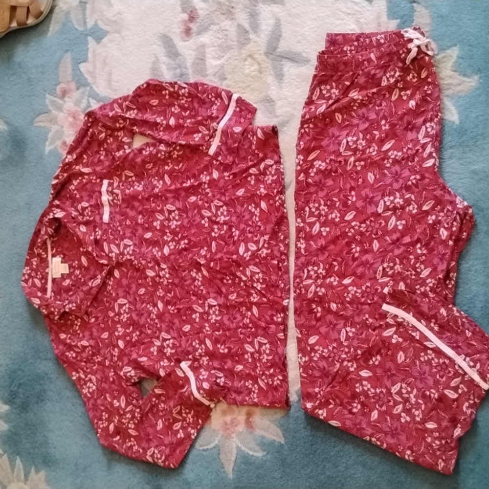 Sunday Brunch Women's Men's Wear 2 Piece Pajama Set MEDIUM NWOT